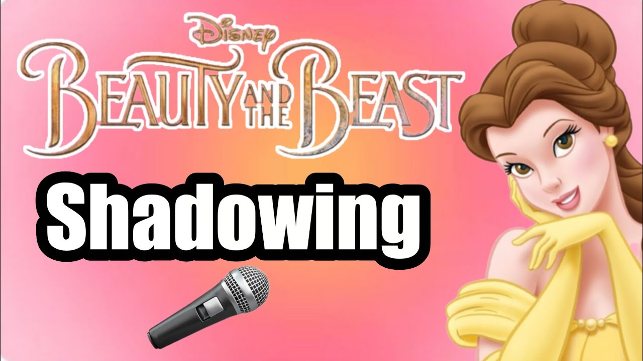Beauty and the Beast Shadowing | Learn English with Belle 🌹 Disney Movie Scene