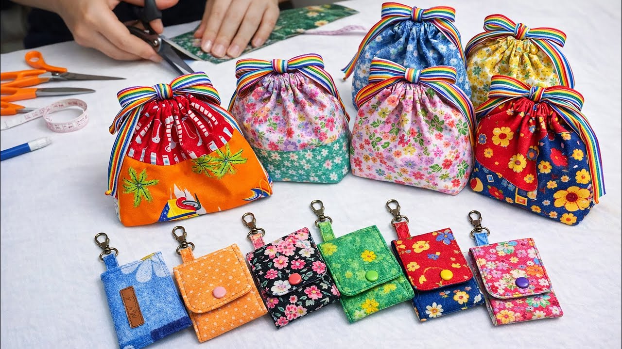 Things to Sew with Scrap Fabric  - Sewing Project for Beginner (Part 1)
