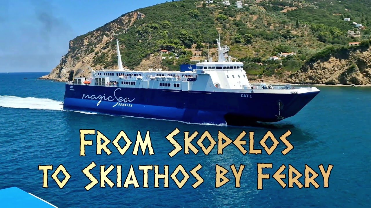 From Skopelos to Skiathos by Seajets Ferry 🚢 | Ultimate Island Hopping Adventure in Greece