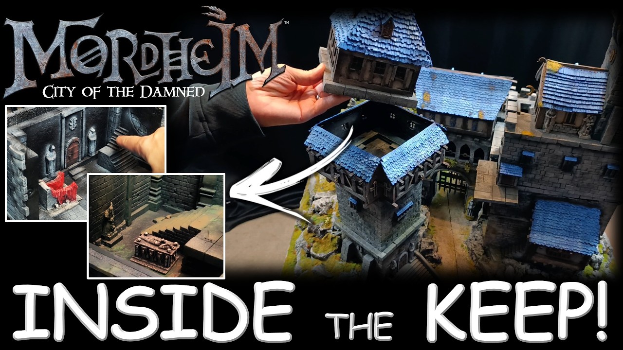 Собираю свой лучший стол MORDHEIM | Эпизод 2 — The Keep Reveal! Полное прохождение интерьера