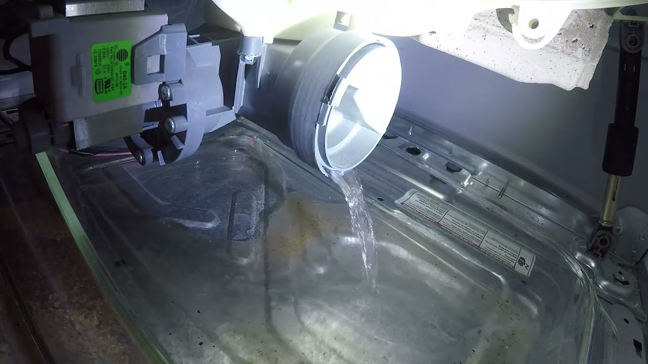 Whirlpool / Maytag как очистить фильтр под стиральной машиной