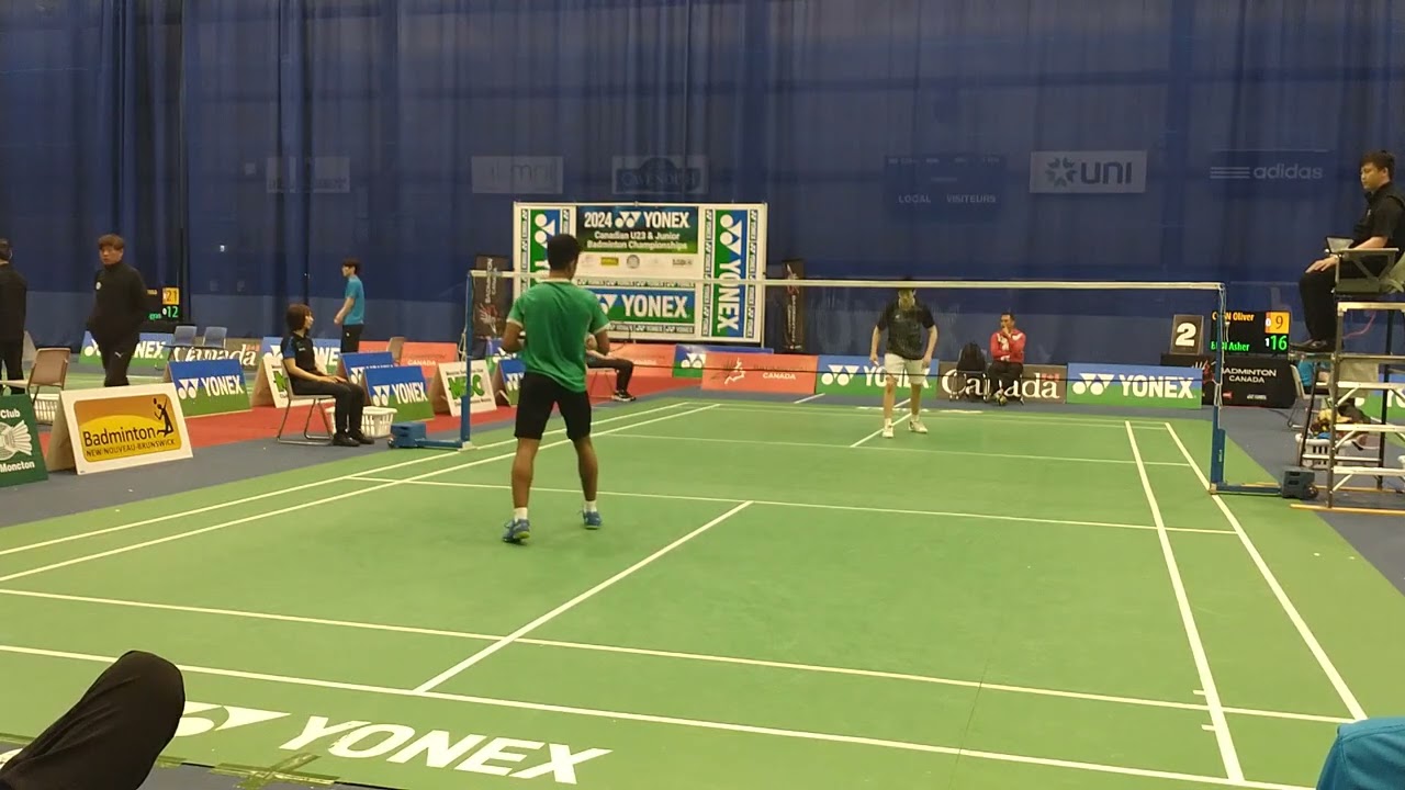 Moncton National Junior Mai 2024 BS U19 FINALE Asher Bedi vs Oliver Chen FIN