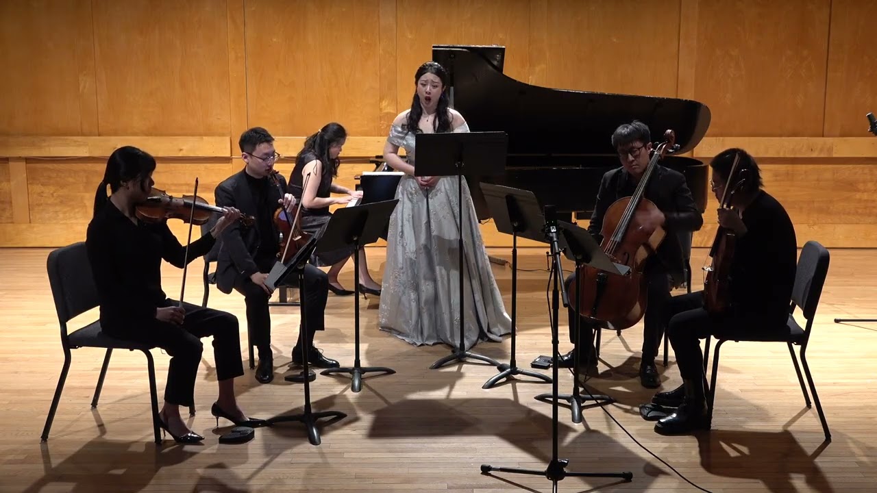 Shuqi Yang, soprano, with piano & string quartet performs 