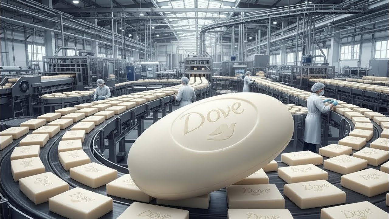 How Dove Soap Is Made in Factory | Inside Dove Beauty Bar Manufacturing Process
