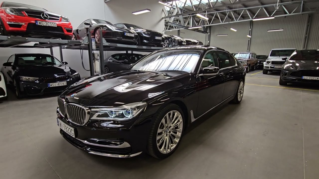 Wideoprezentacja - BMW 740Ld xDrive 320 KM G12 - Pure Excellence + Individual +  Rubinschwarz.
