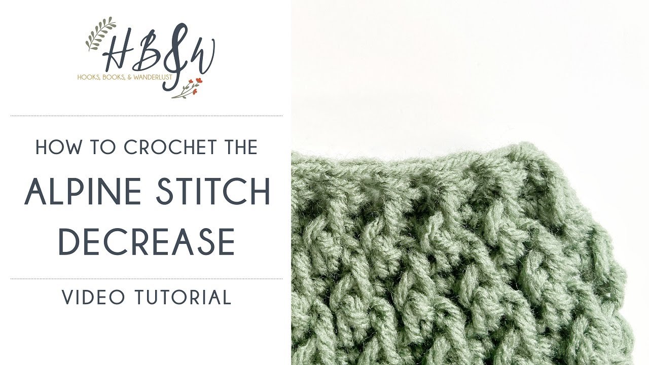Alpine Stitch Decrease