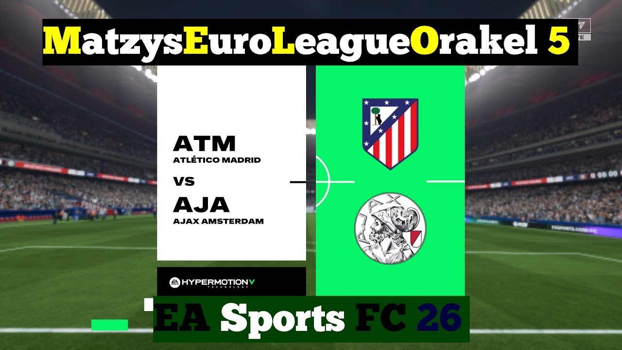 M.E.L.O. 5 ⚽ 153 Atletico Madrid vs. Ajax Amsterdam ⚽ Spieltag 11 | EAFC 26