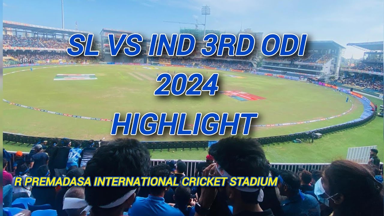 🇱🇰 Sri lanka vs India 🇮🇳3rd Odi 2024 | Block C Upper Level R premadasa international cricket stadium