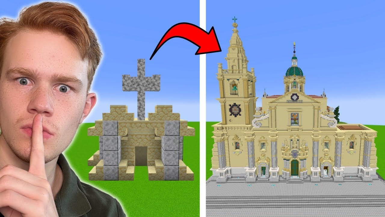 Jag Fuskade Med //UPPGRADERA i Minecraft Build Battle!