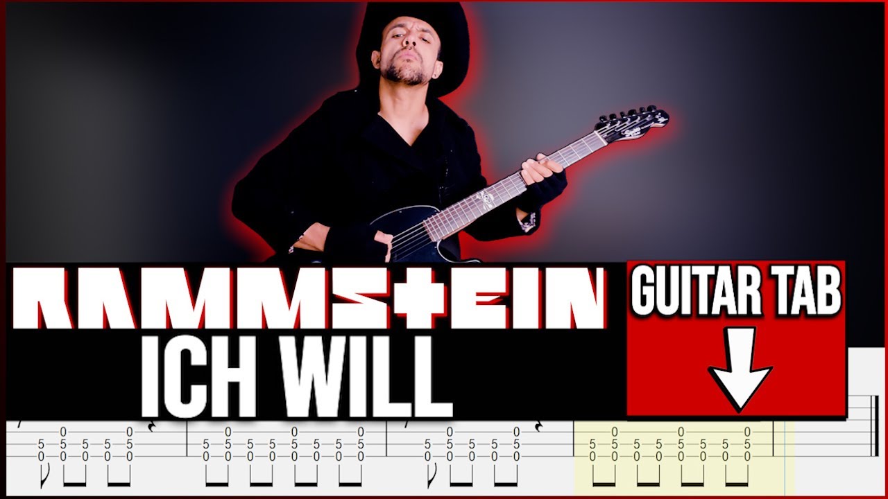 【RAMMSTEIN】[ Ich Will ] кавер от Dotti Brothers | УРОК | ВКЛАДКА &laquo;ГИТАРА&raquo;