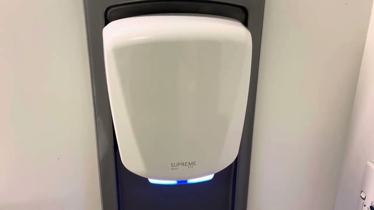 Broken World Dryer Airforce & Working World Dryer VerdeDri V2 Hand Dryers at Christchurch Airport