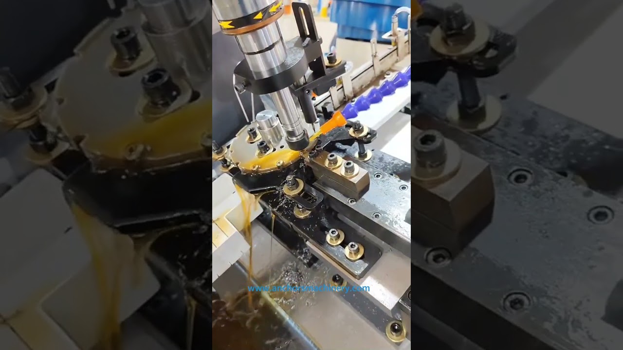 Spoke nut high speed thread tapping machine