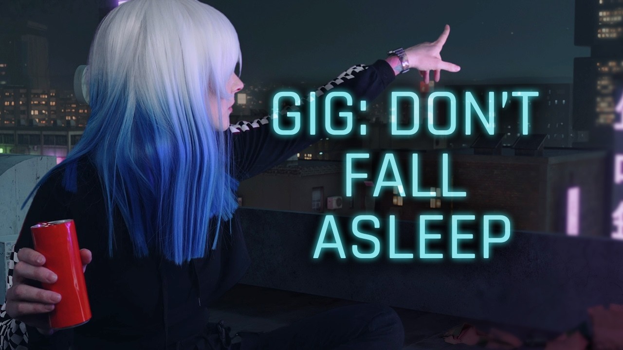 Night Mission ASMR // cyberpunk, roleplay, small talk, focus games