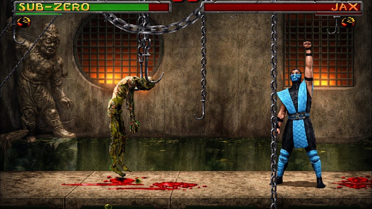 Mortal Kombat II (Mugen) Sub Zero Playthrough