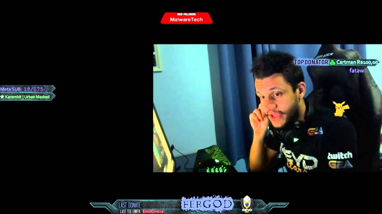 CS GO » Fernando fer Alvarenga falando sobre o FalleN, hen1  e lucas1