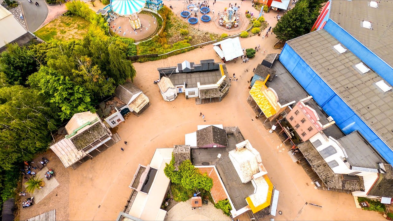 The High Fall Onride +- DownView - Movie Park Germany