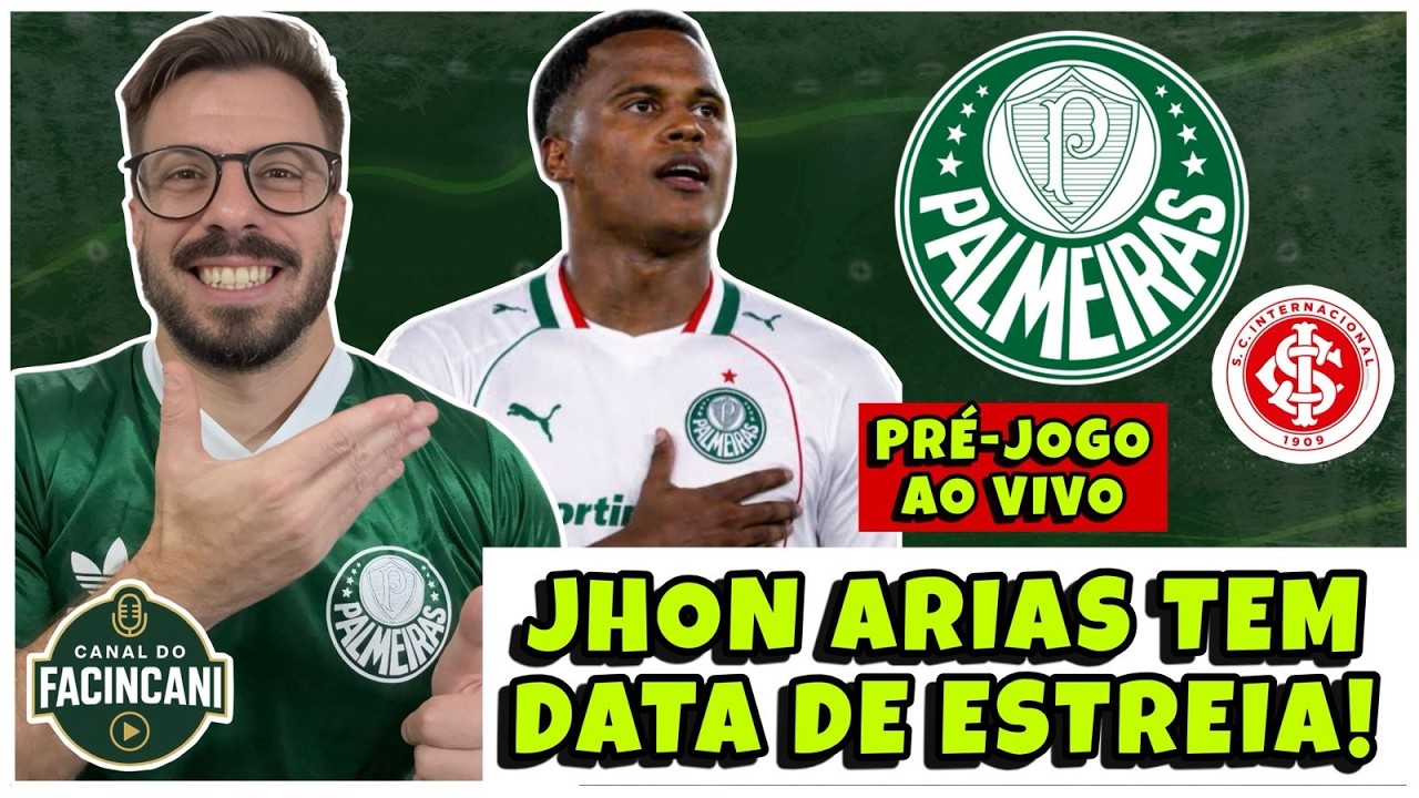 AO VIVO: PALMEIRAS DEFINE ESTREIA DE ARIAS! 💚 PRÉ-JOGO DO BRASILEIRÃO! 🔥