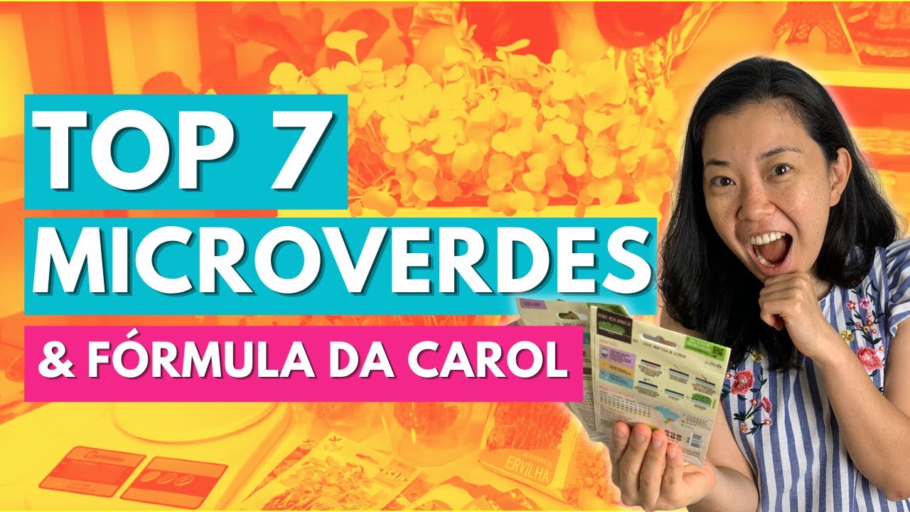 AS 7 MELHORES MICROVERDES E A FÓRMULA PARA ESCOLHE-LAS