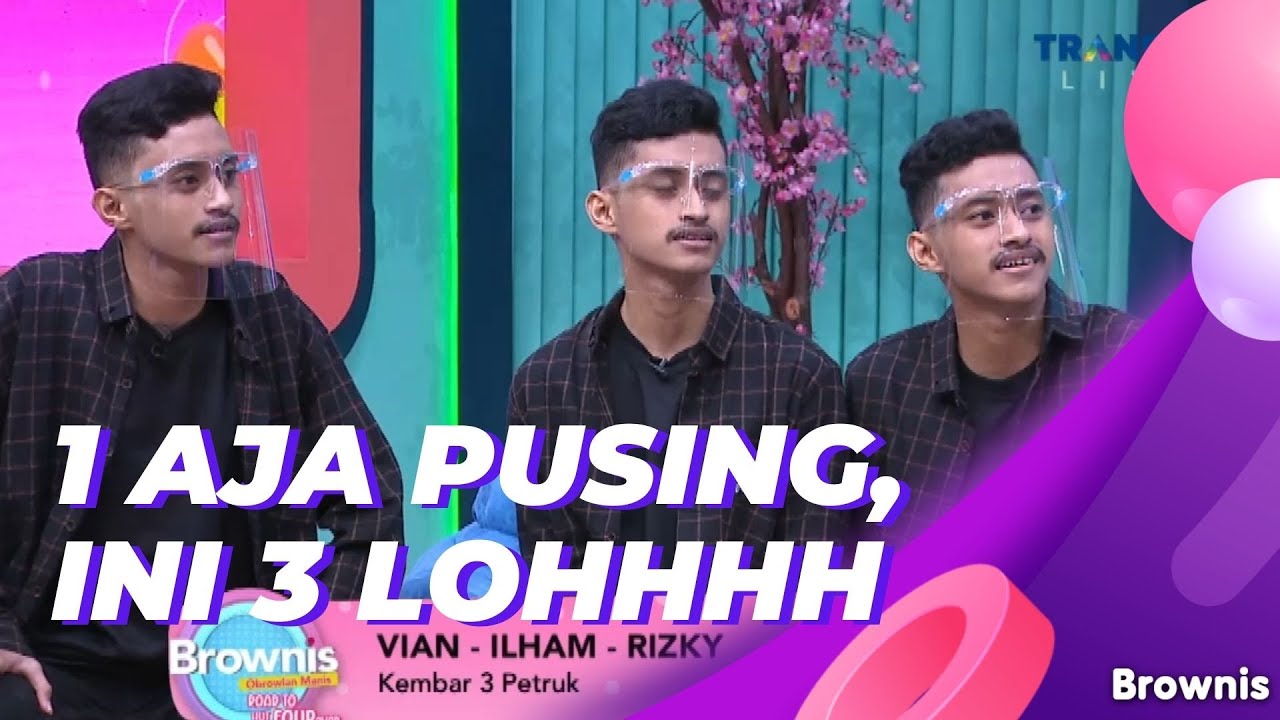REMAJA KEMBAR 3 NGE PRANK INI BIKIN BINGUNG 1 STUDIO | BROWNIS (13/10/21) P3