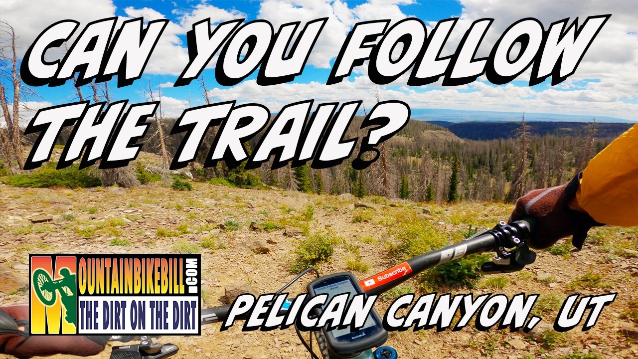 Can you see the trail ahead me?   The upper end of Pelican Canyon, Fish Lake Utah