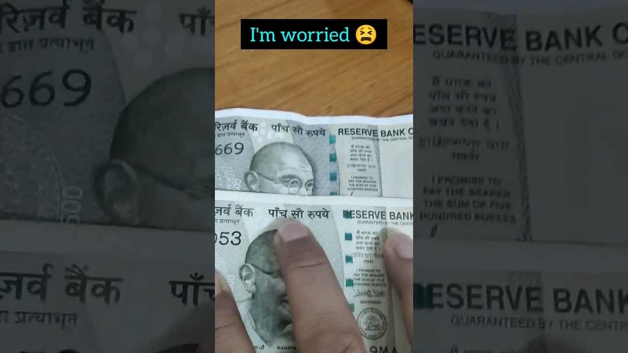 How to identify fake 500 INR notes. I'm worried Yes/No