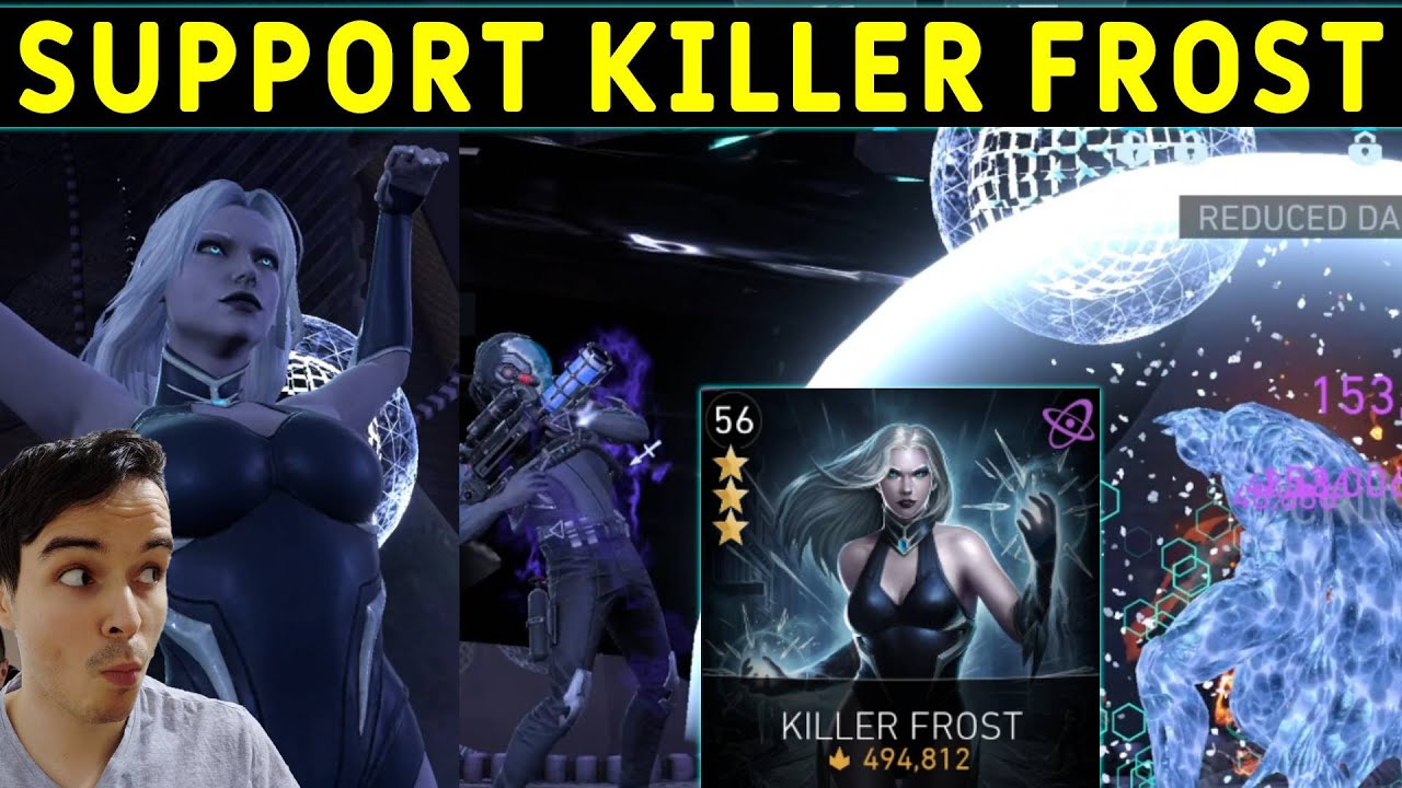 Killer Frost In Solo Raids (Puppet Mr Freeze Support) Injustice 2 Mobile