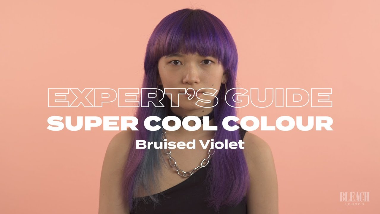 How to - Bleach London Super Cool Colour - Bruised Violet