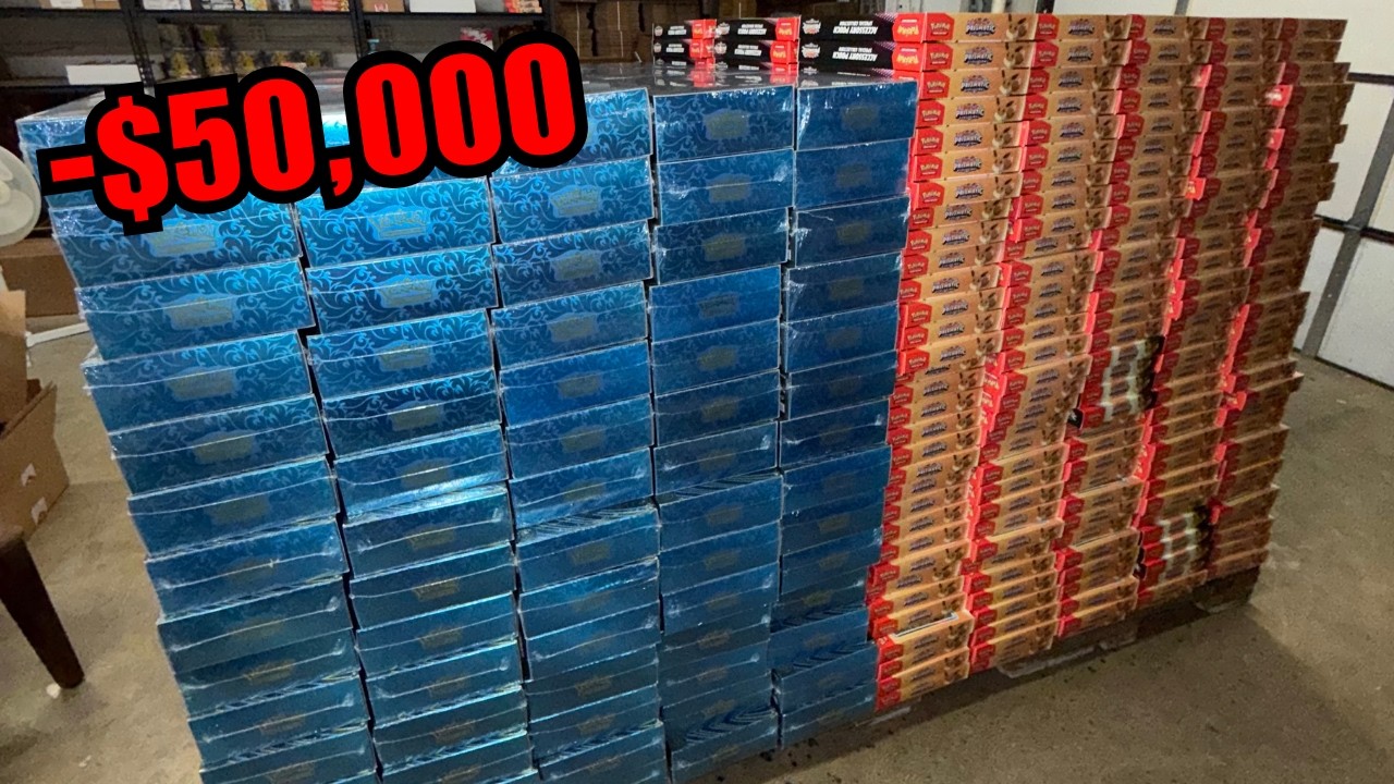 my pokemon distributor just sent me $50,000 worth of boxes