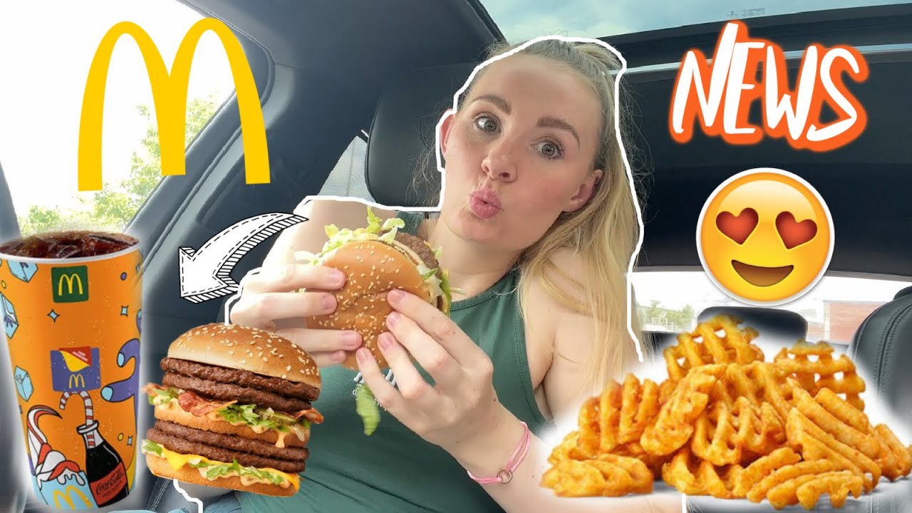 SO LECKER, oder? 🍔 MC DONALDS hat. schon wieder FOOD NEWS! 😍 Popcorn Cola, Passionsfrucht Sprite 😍