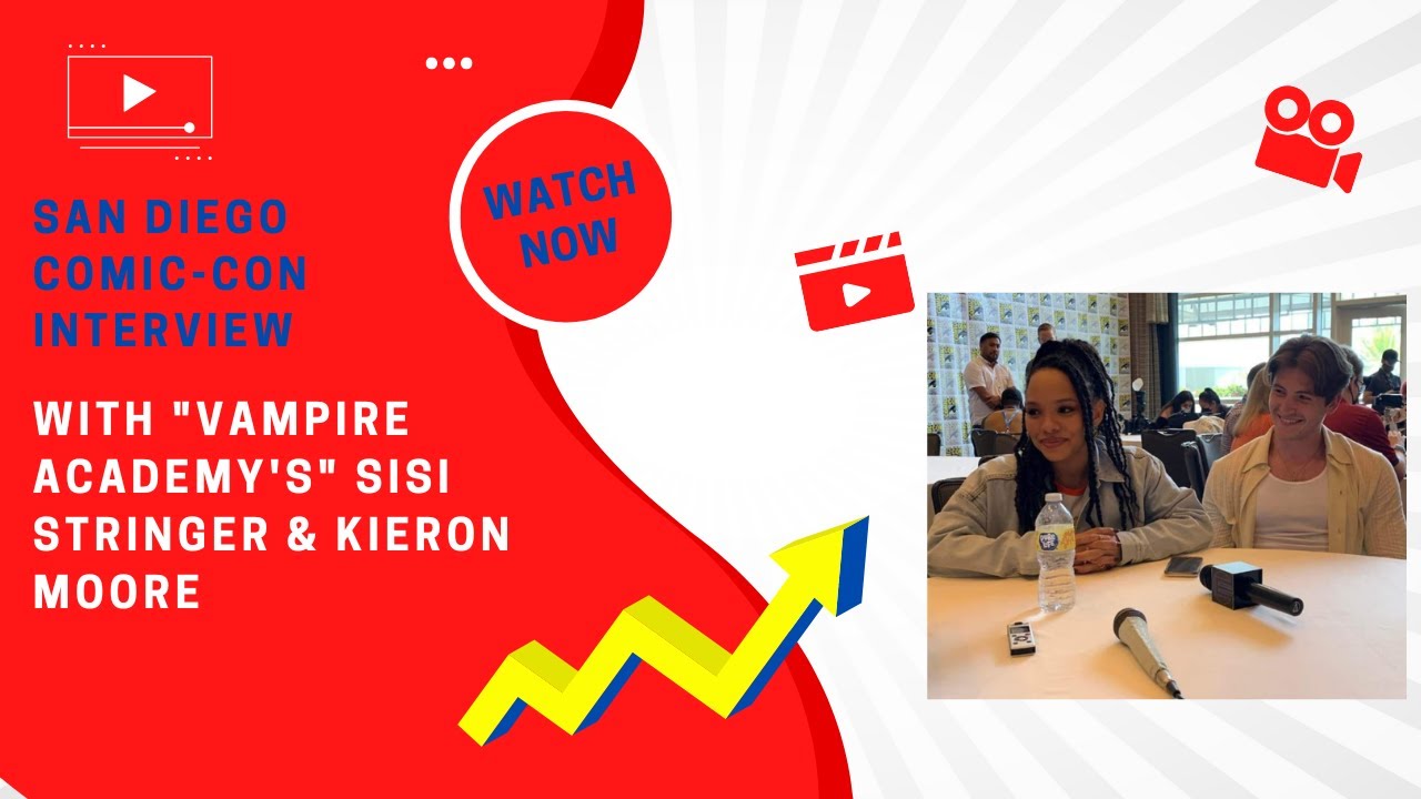 Vampire Academy Interview with Sisi Stringer & Kieron Moore at Comic-Con