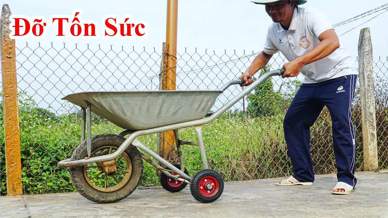 Cách Chế Độ Lại Xe Rùa Giúp Đẩy Hàng Không Tốn Sức Lực / Chế Xe Rùa 3 Bánh Trợ Lực Đẩy Rất Nhẹ