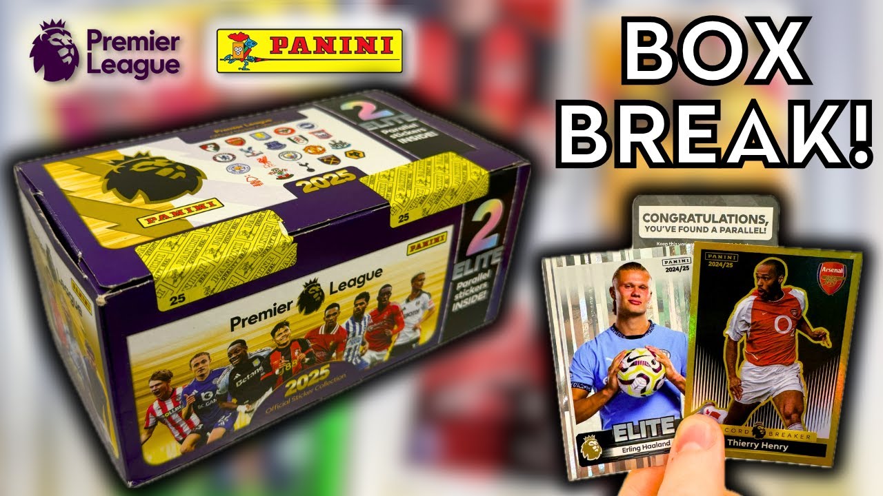 120 PACK BOX BREAK OPENING! | PANINI PREMIER LEAGUE STICKERS 2025 | 3 ELITE  PARALLEL STICKERS!