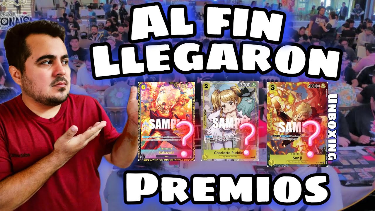 ABRIENDO NUESTROS PREMIOS DE ONE PIECE TCG TORNEO REGIONAL ONLINE
