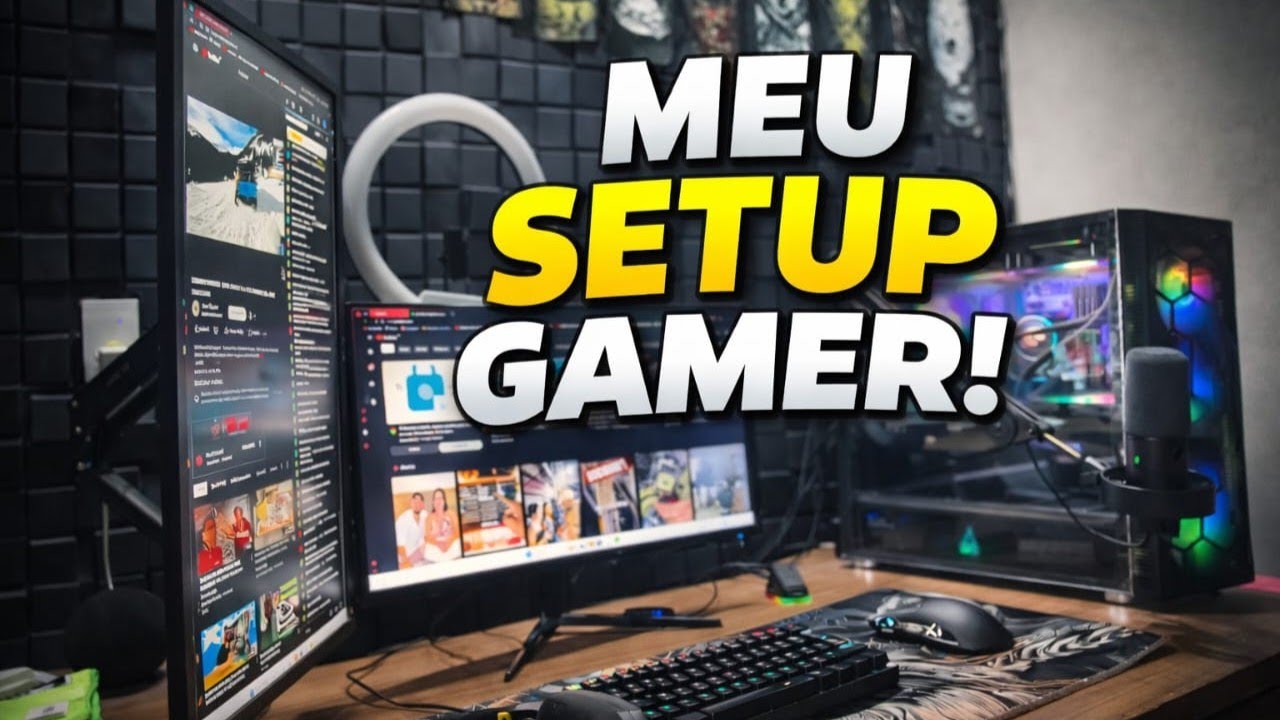 Tour Pelo Meu Setup Gamer + Apresentação Oficial do Canal AMD021!