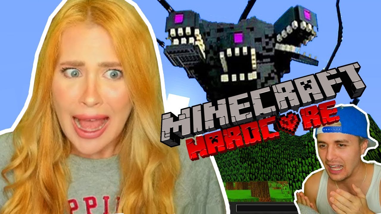 Mi novia en HARDCORE 🔥 sin saber JUGAR SIQUIERA a Minecraft 😱 (Con Lizy P)