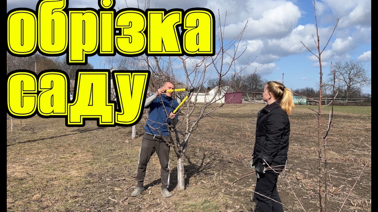 🔥 Весна почалась — обрізаємо сад 🌿