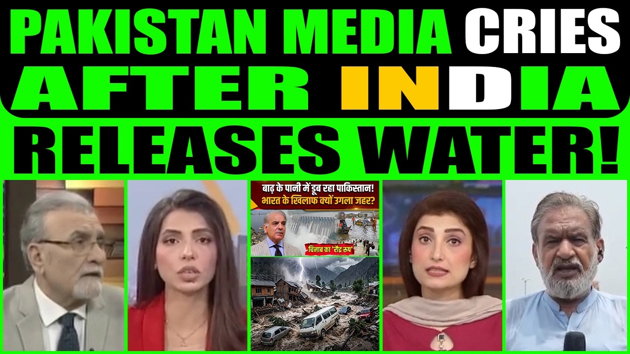 PAKISTAN MEDIA CRIES AFTER INDIA RELEASES WATER!