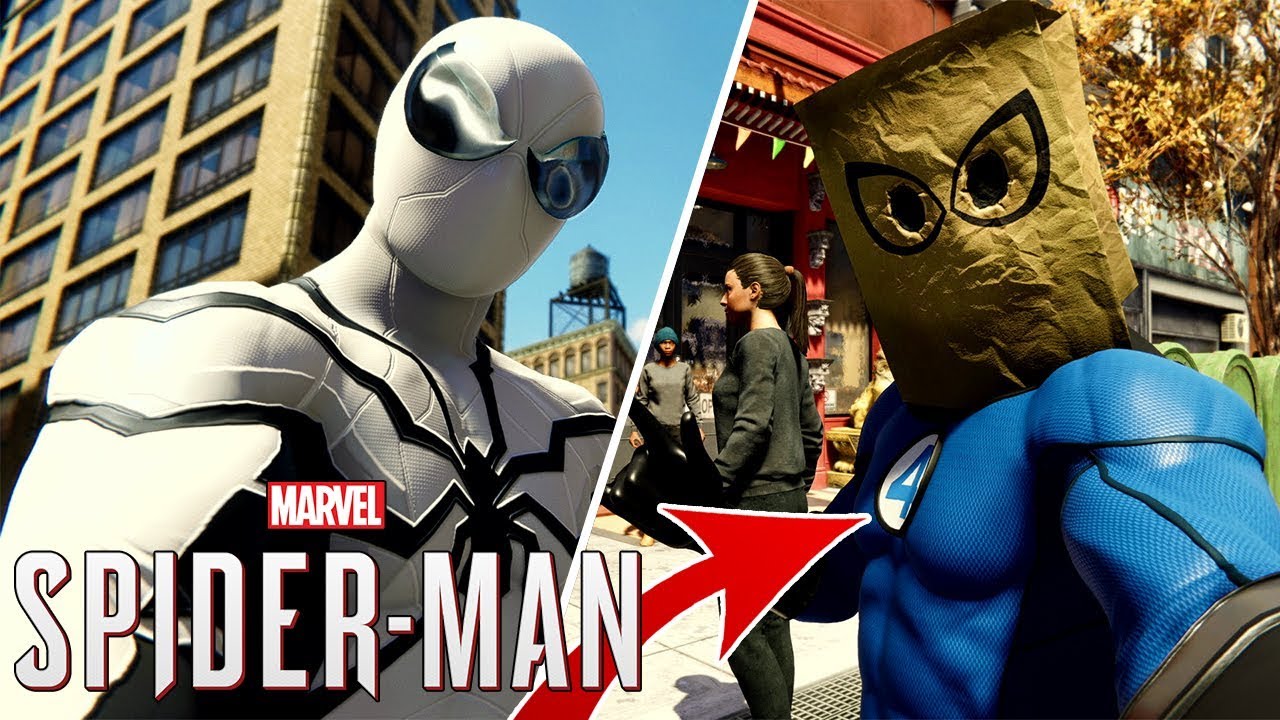 COSTUMES 4 FANTASTIQUES ! (Spider-Man PS4 FR)