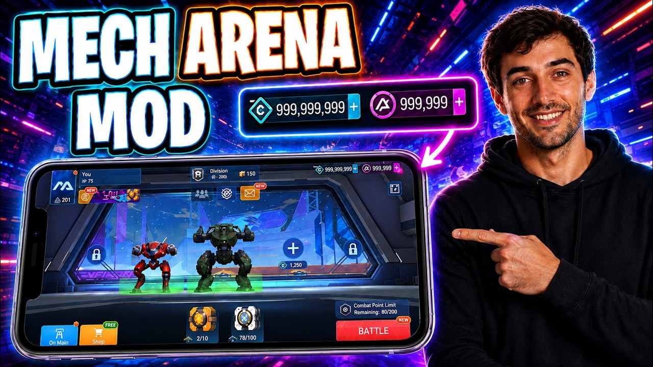 Mech Arena Hack/Mod - How I Got Free ACoins & Credits | Mech Arena Promo Code