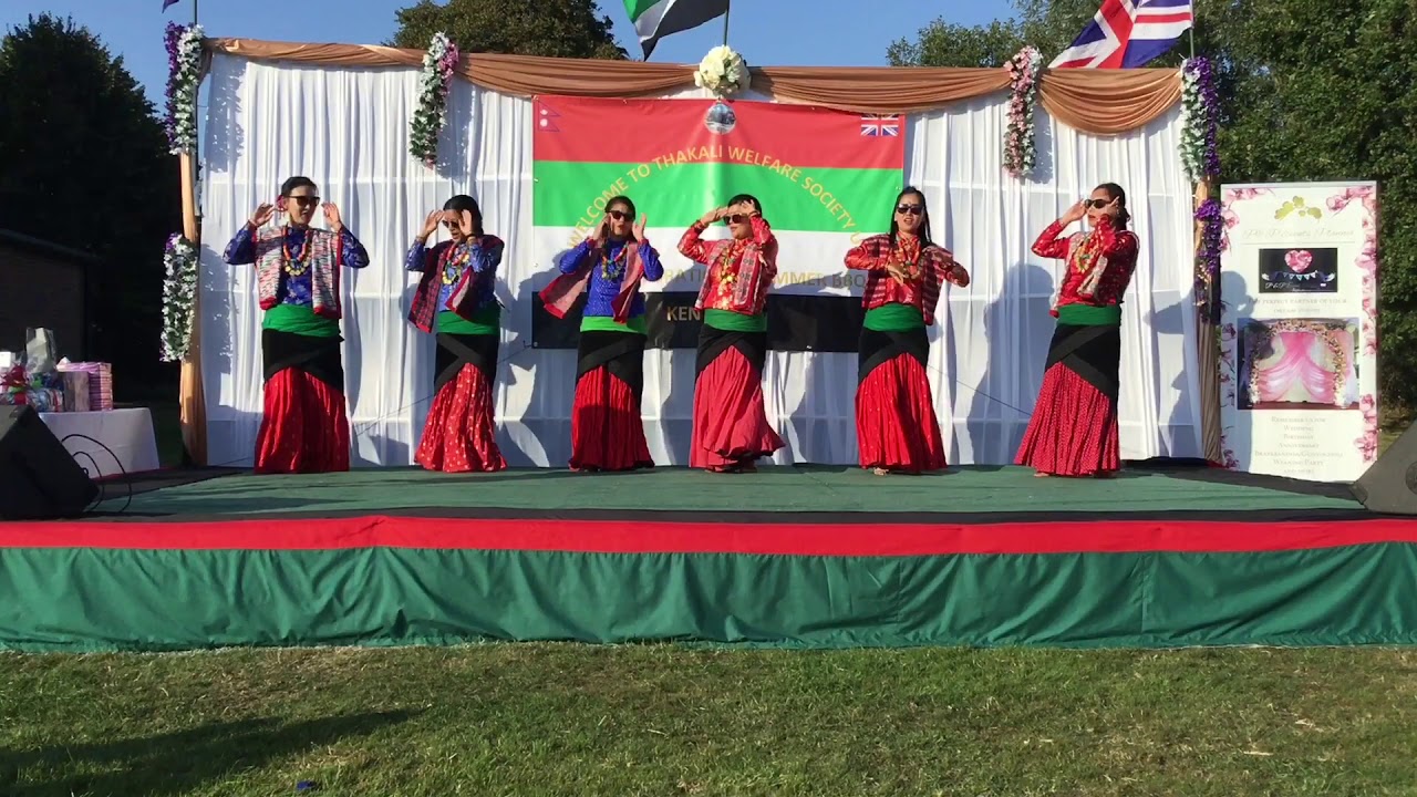 Thakali Dance Saima Dhaima Performed By Kent  UK Thakali Ladies