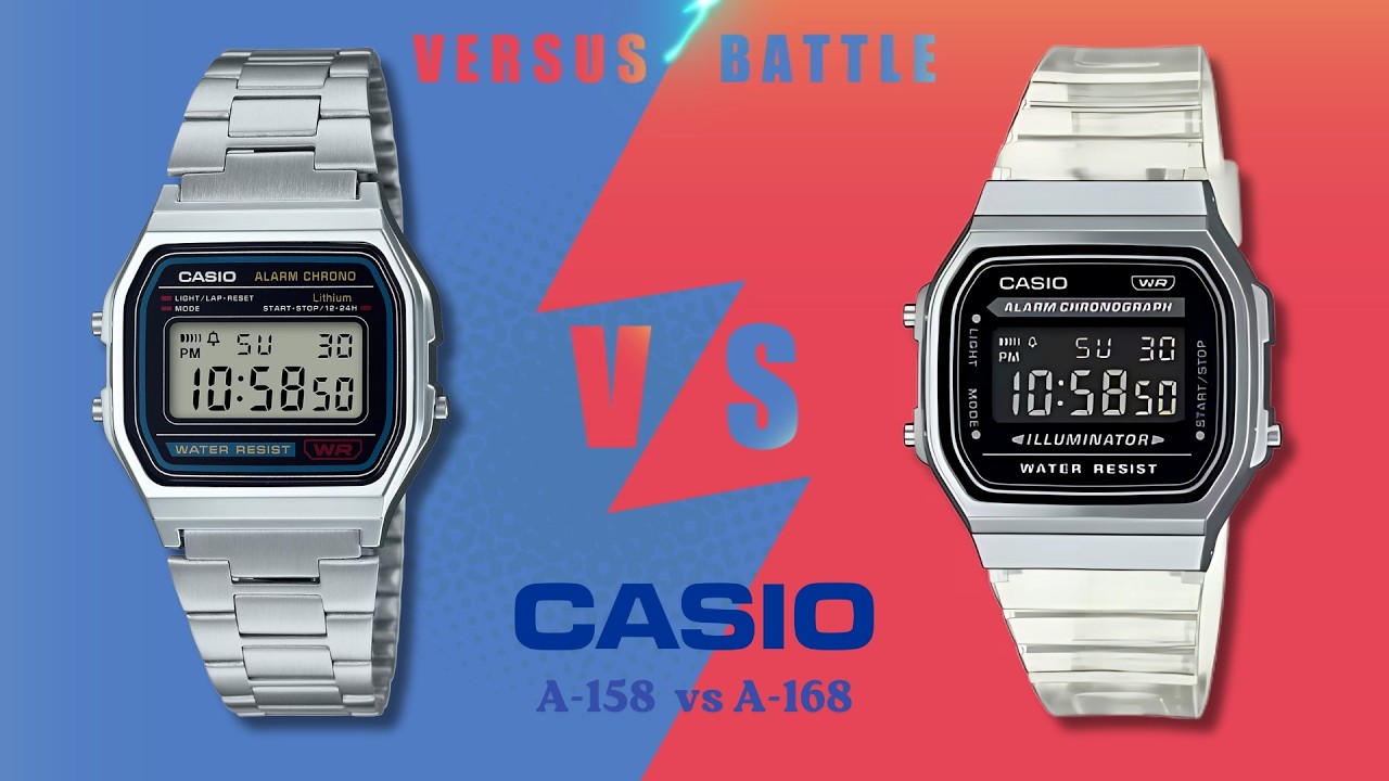 Which Casio vintage watch would you buy? Casio A158 or A168