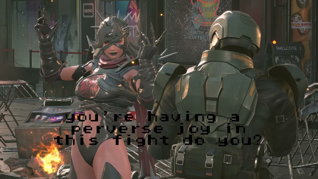 Malice fights the G corporation Soldiers (Tekken 8 and Marvel rivals crossover video)