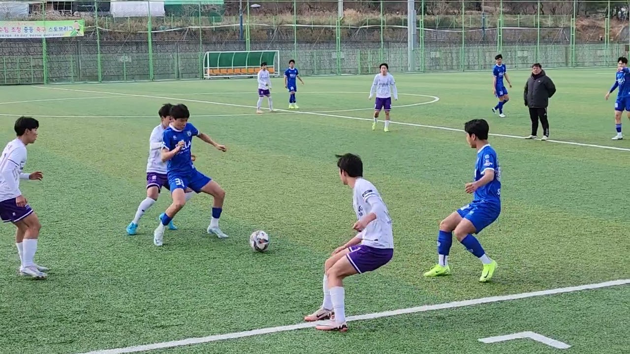 화성서부u18 vs 신라고 전반
