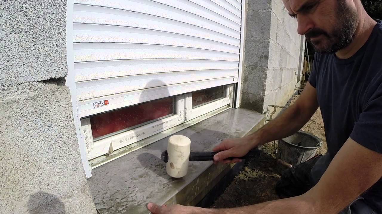 réalisation des seuils de portes