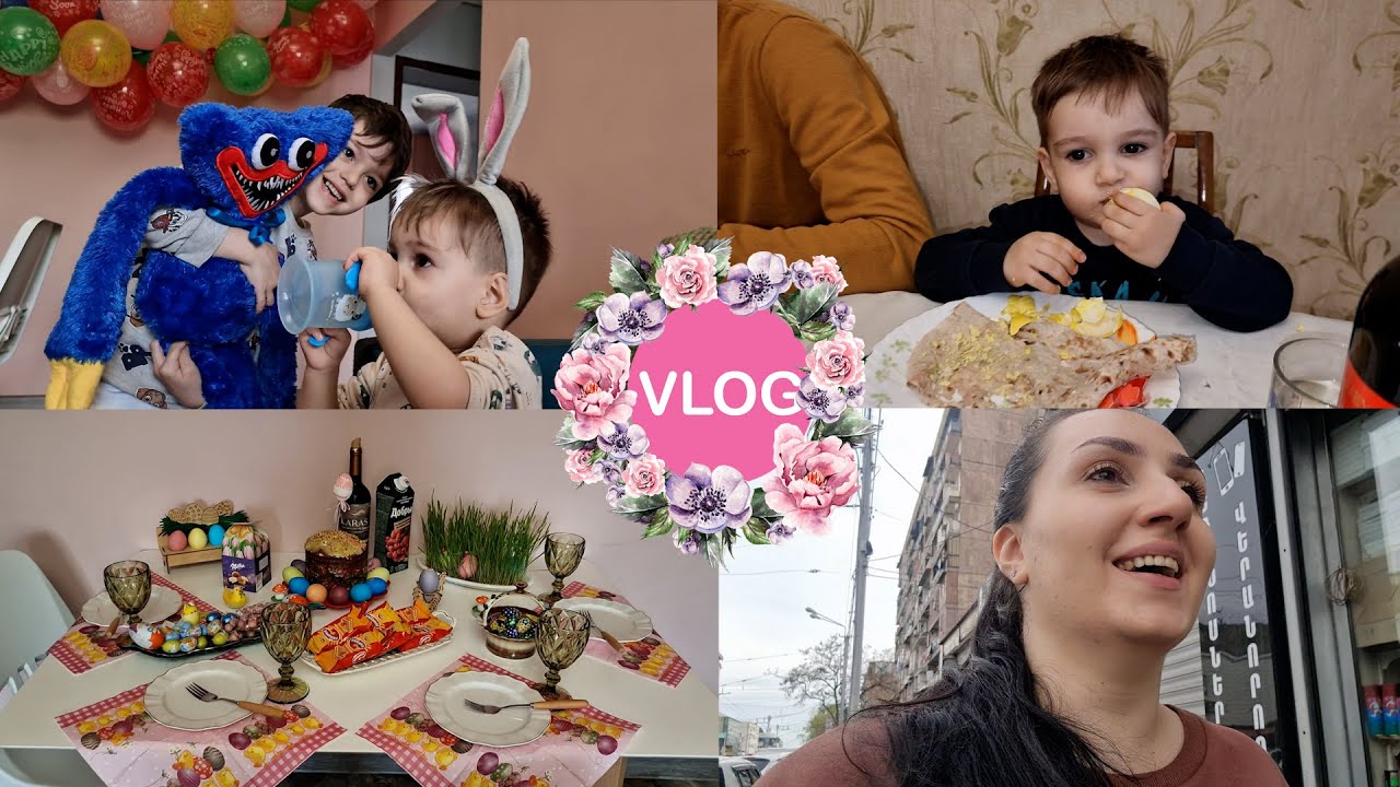 Սուրբ Զատիկ/Նշում ենք ընտանիքով/Ներկում եմ հավկիթները
