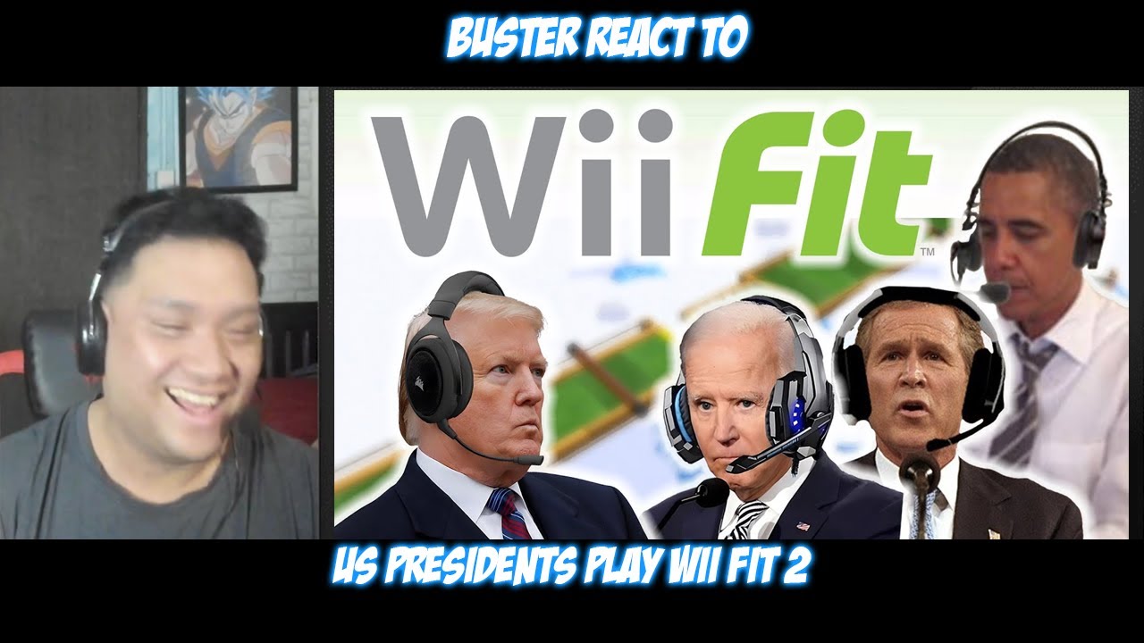 Buster Reacts to | US Presidents Play Wii Fit 2