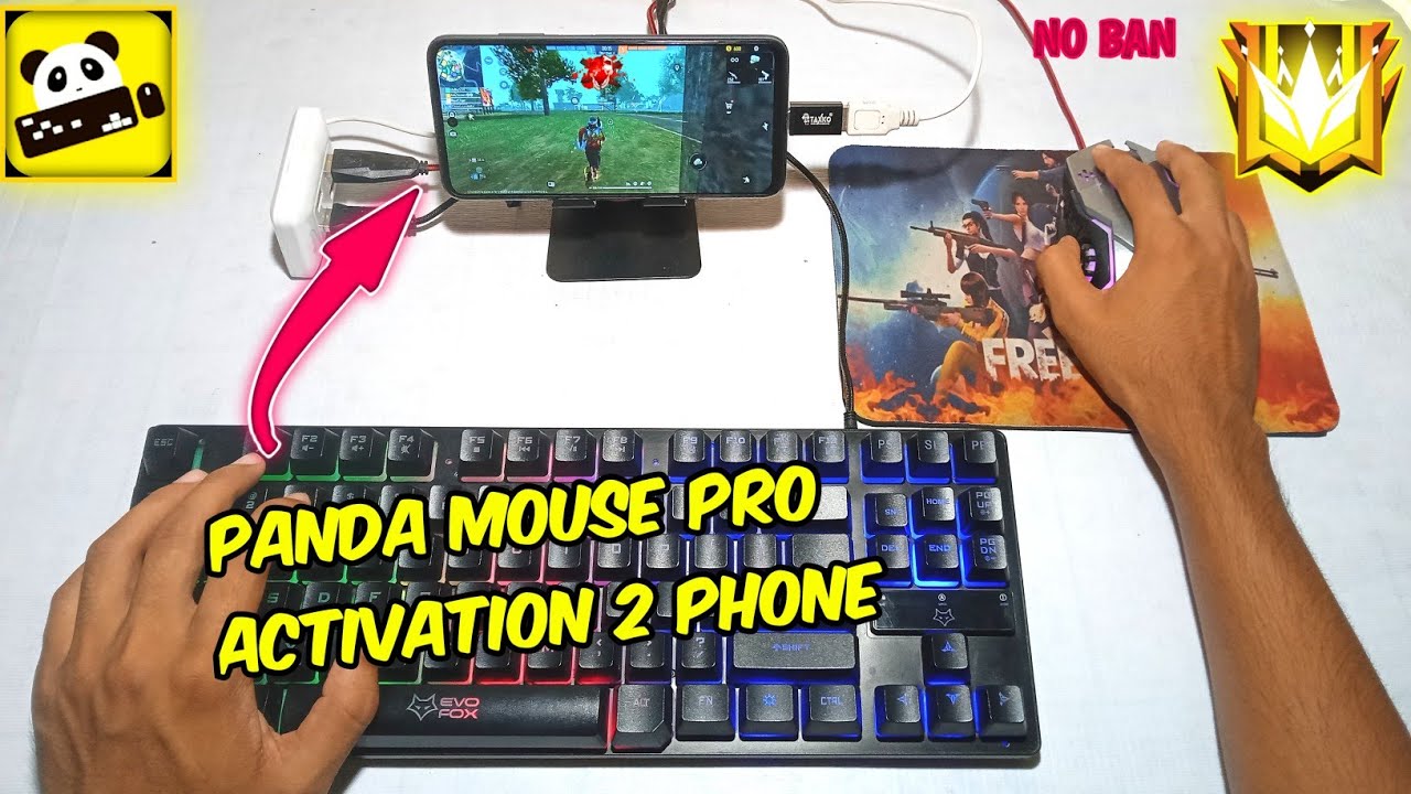 How To Activation Panda Mouse Pro 2 phone In New Trick || How To Play Free Fire Keyboard  And Mouse