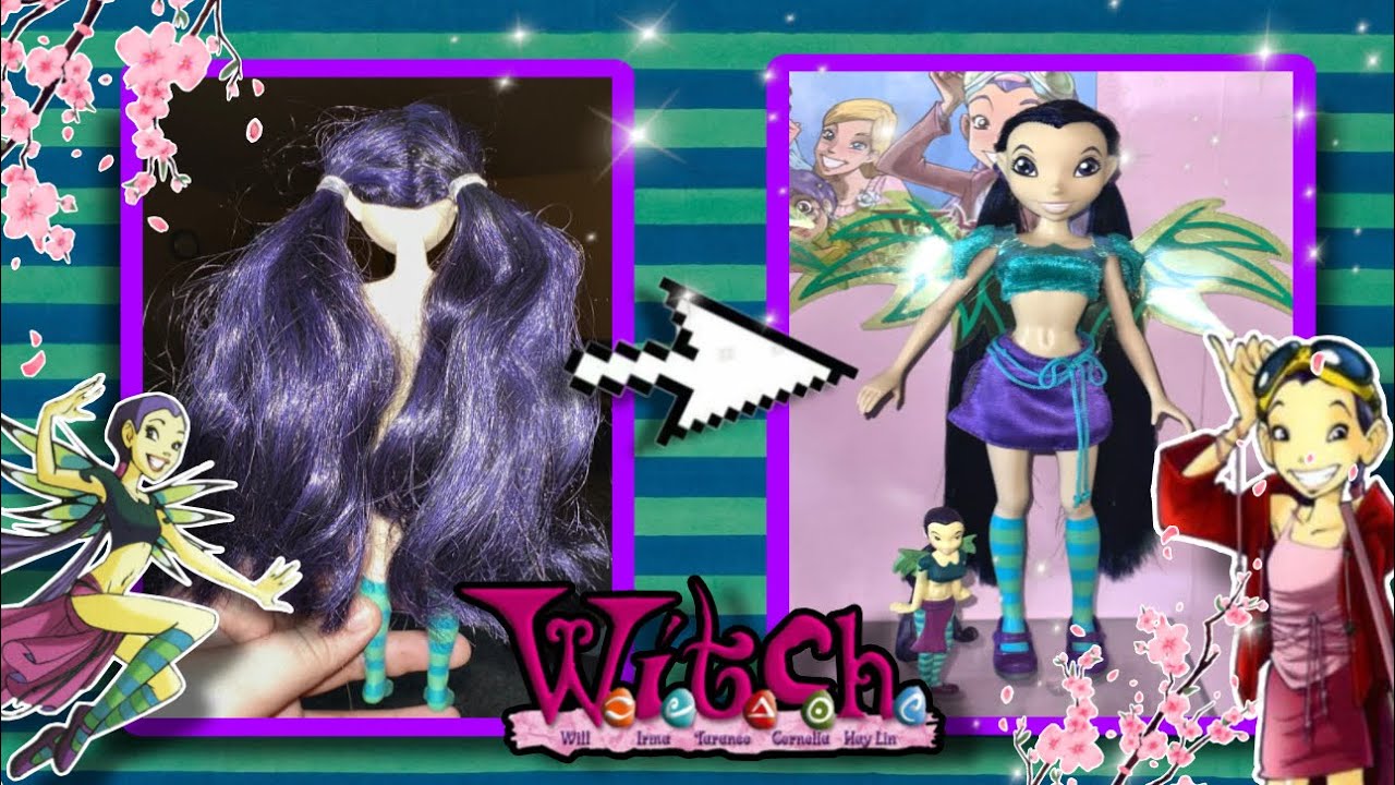 Let’s Reroot My Disney Store Hay Lin :D  | W.I.T.C.H. Doll Makeover