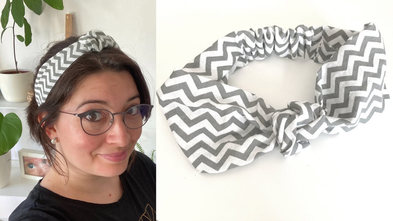 FASCIA per CAPELLI con NODO ed ELASTICO