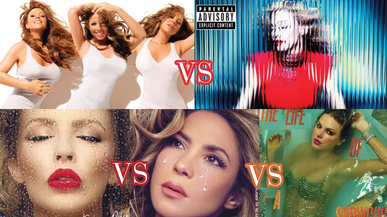 Memoirs Of An Imperfect..VS MDNA VS Kiss Me Once Vs Las Mujeres Ya No Lloran VS TLOAS (Album Battle)